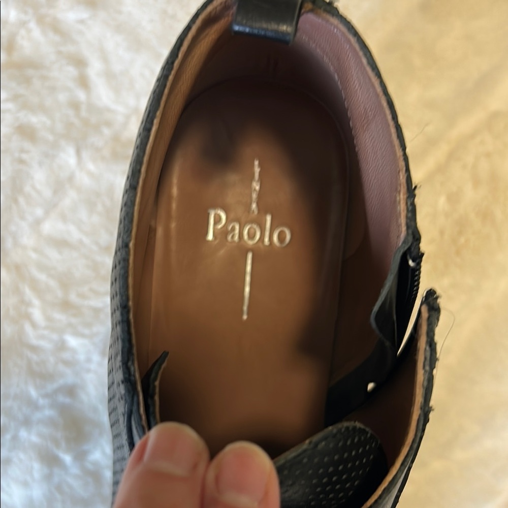 Linea Paolo Felicia Women’s Black 10M Wedges - Picture 8 of 10